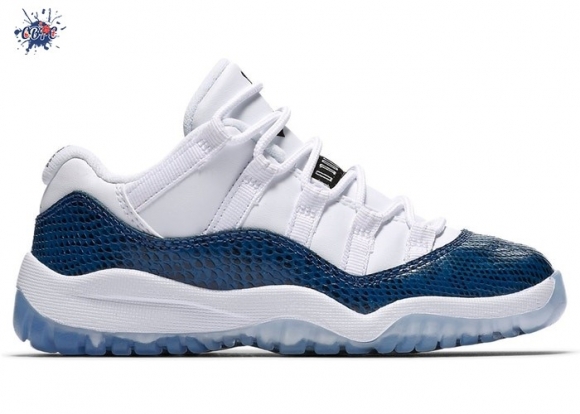 Meilleures Air Jordan 11 (PS) Retro Low Snake 2019 Marina Militare (CD6848-102)