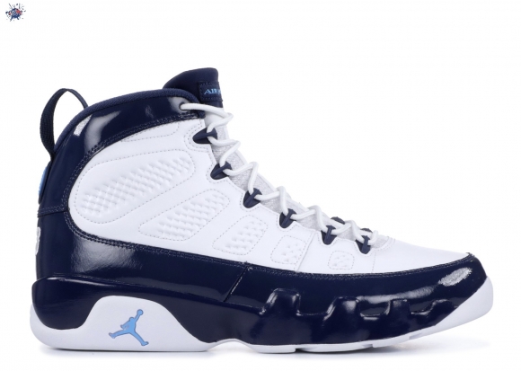 Meilleures Air Jordan 9 Retro Unc Bleu (302370-145)