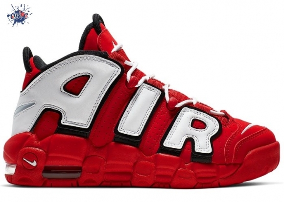 Meilleures Nike Air More Uptempo (GS) Rouge Noir Bianco (CD9402-600)