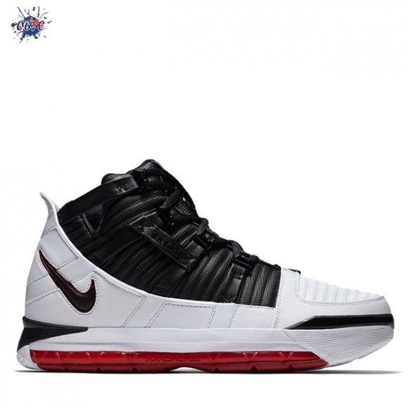 Meilleures Nike Lebron III 3 "Home" Bianco Noir (AO2434-101)