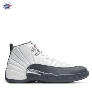 Meilleures Air Jordan 12 Retro Blanc Gris (130690-160)