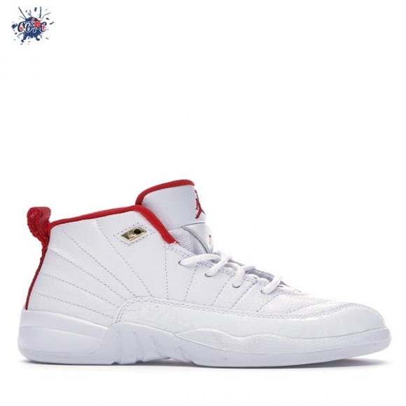 Meilleures Air Jordan 12 Retro (PS) "Fiba" 2019 Blanc (151186-107)