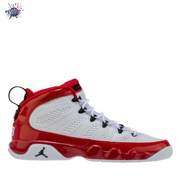 Meilleures Air Jordan 9 Retro (GS) Blanc Rouge (302359-160)