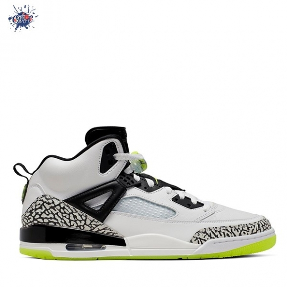 Meilleures Air Jordan Spizike Blanc Volt Noir (315371-170)