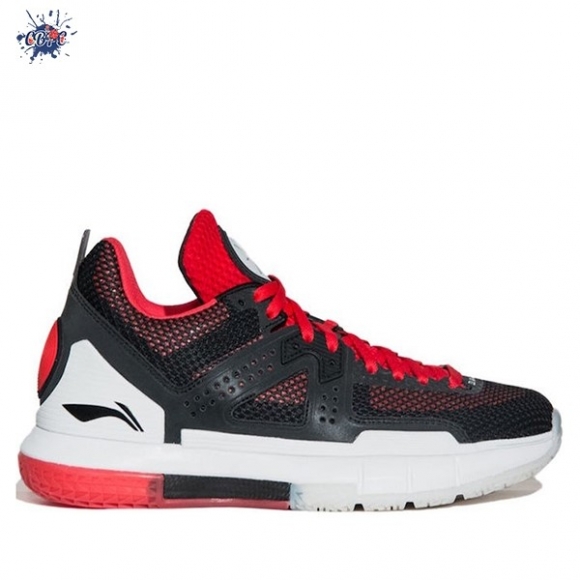 Meilleures Li Ning Way Of Wade 5 "Announcement" Noir Rouge (ABAL047-4)