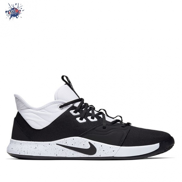 Meilleures Nike PG 3 Team Noir Blanc (CN9512-002)