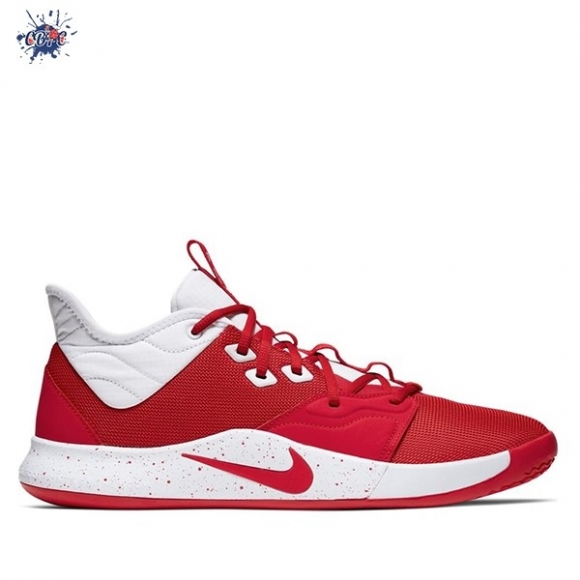 Meilleures Nike PG 3 Team Rouge Blanc (CN9512-601)