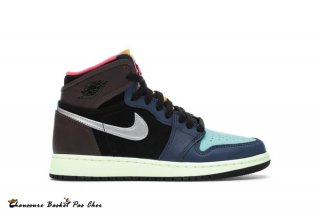 Jordan 1 Retro High "Tokyo Bio Hack" (Gs) Noir Coureur (575441-201)