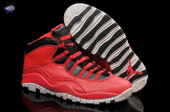 Meilleures Air Jordan 10 Noir Rouge