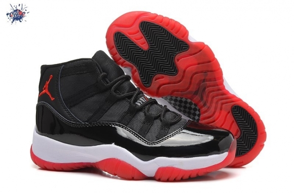 Meilleures Air Jordan 11 Blanc Rouge Noir