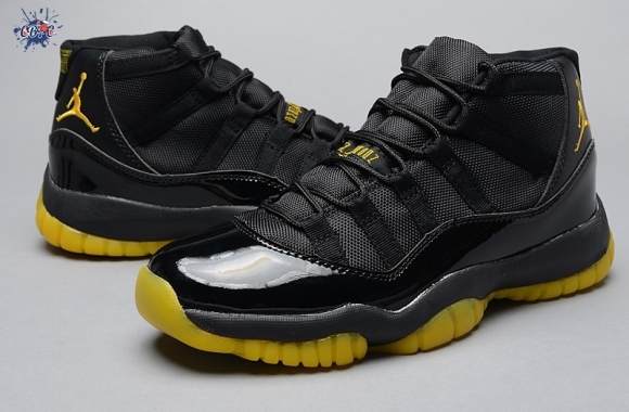 Meilleures Air Jordan 11 Jaune Noir