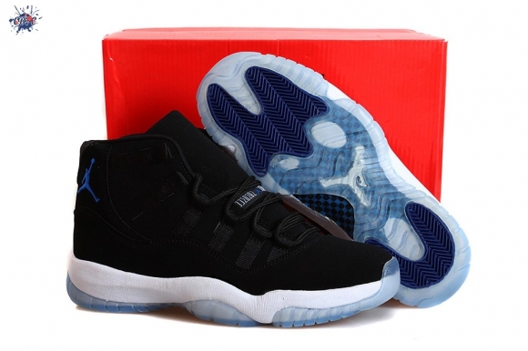 Meilleures Air Jordan 11 Noir Blanc Bleu