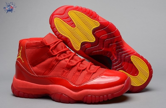 Meilleures Air Jordan 11 Rouge Jaune