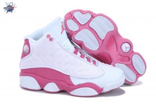 Meilleures Air Jordan 13 Blanc Rose