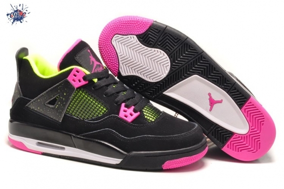 Meilleures Air Jordan 4 Gris Vert Rose