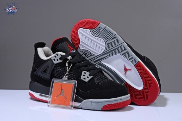 Meilleures Air Jordan 4 Noir Rouge