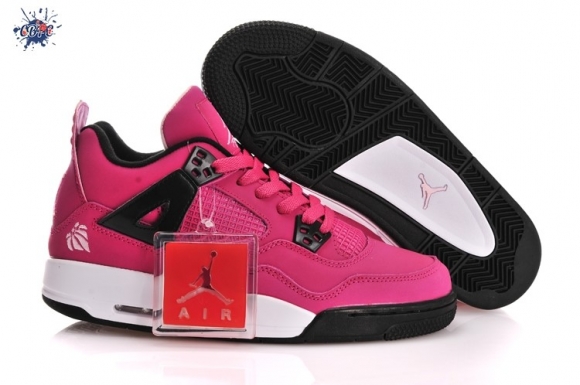 Meilleures Air Jordan 4 Rose Noir