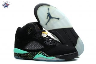 Meilleures Air Jordan 5 Noir Jaune Vert