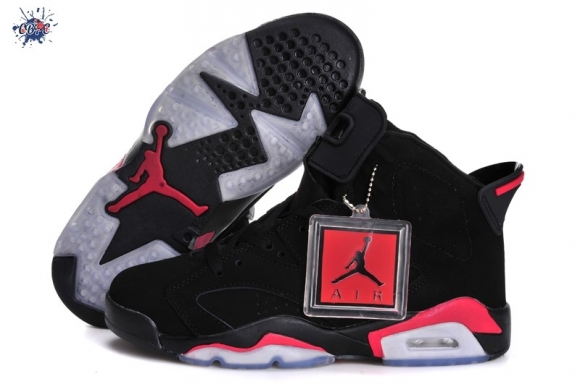 Meilleures Air Jordan 6 Noir Rose Blanc