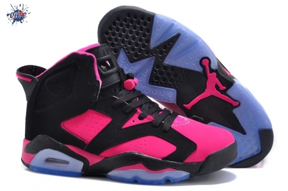 Meilleures Air Jordan 6 Rose Noir Bleu