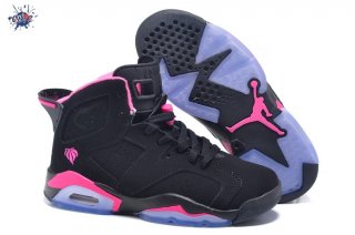 Meilleures Air Jordan 6 Rose Noir