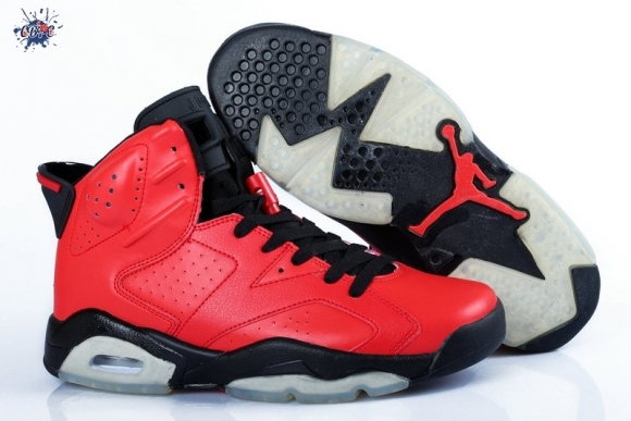 Meilleures Air Jordan 6 Rouge Noir