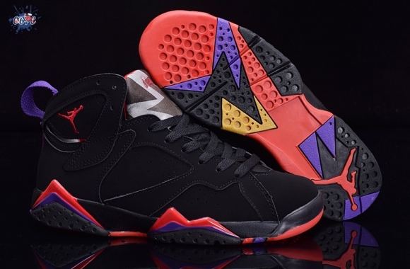 Meilleures Air Jordan 7 Pourpre Noir Orange