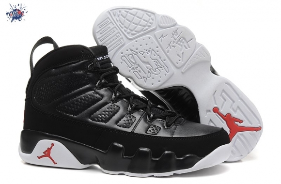 Meilleures Air Jordan 9 Noir Blanc Rouge