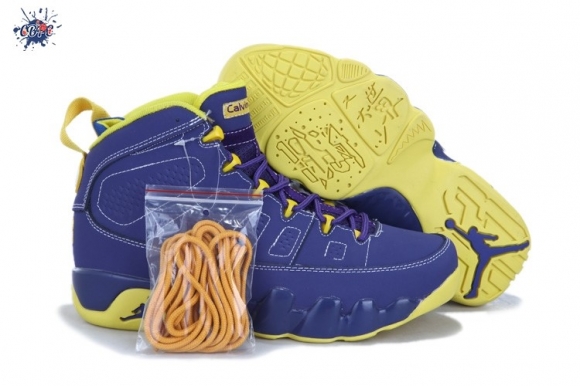 Meilleures Air Jordan 9 Pourpre Jaune