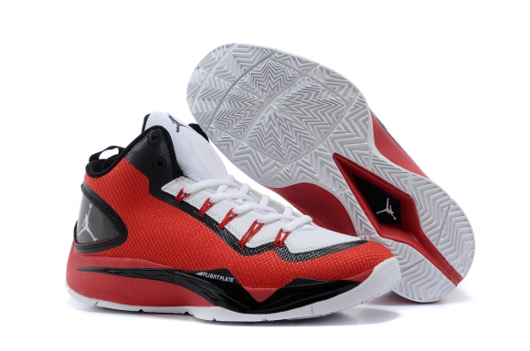 Meilleures Jordan Super Fly 2 Po X Blanc Noir Rouge