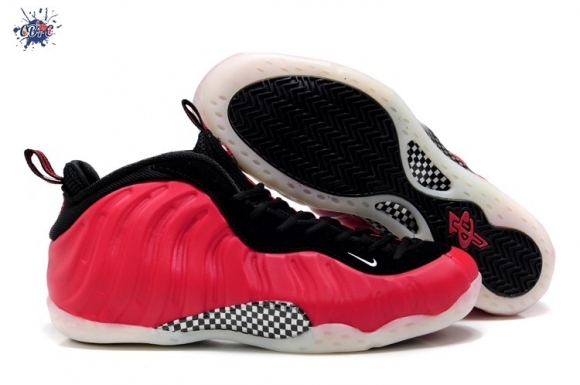 Meilleures Nike Air Foamposite Rouge Noir Treillis