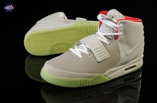 Meilleures Nike Air Yeezy 2 Blanc Fluorescent Vert