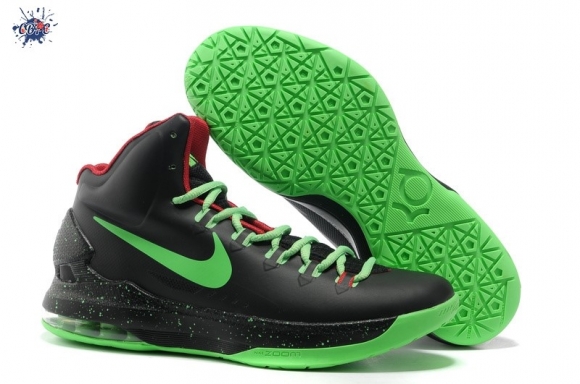 Meilleures Nike KD 5 Noir Orange Vert