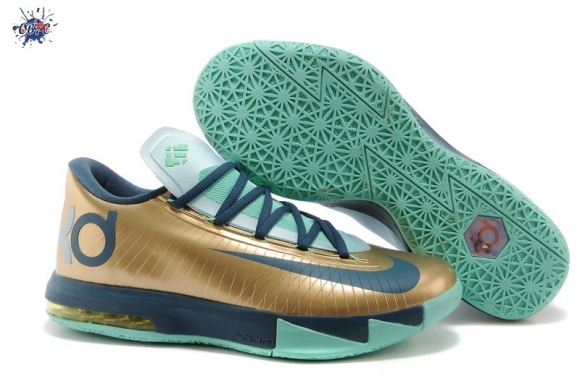 Meilleures Nike KD 6 Or Vert