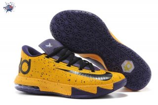 Meilleures Nike KD 6 Pourpre Jaune