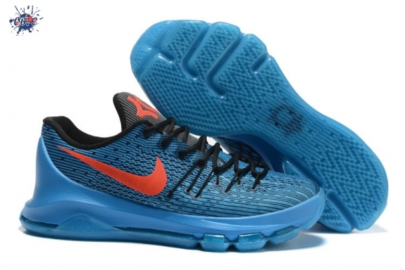 Meilleures Nike KD 8 Bleu Noir Rouge