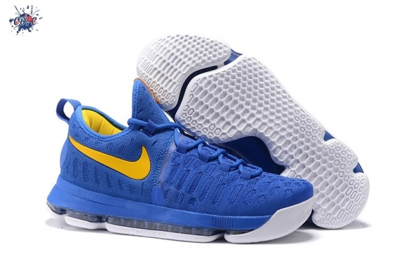 Meilleures Nike KD 9 Bleu Jaune