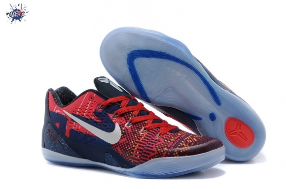 Meilleures Nike Kobe 9 Elite Rouge Foncé Bleu