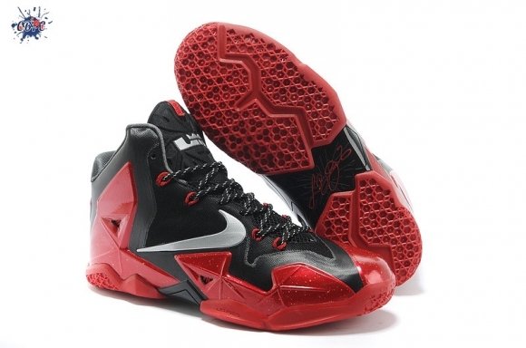 Meilleures Nike Lebron Noir Rouge Enfant