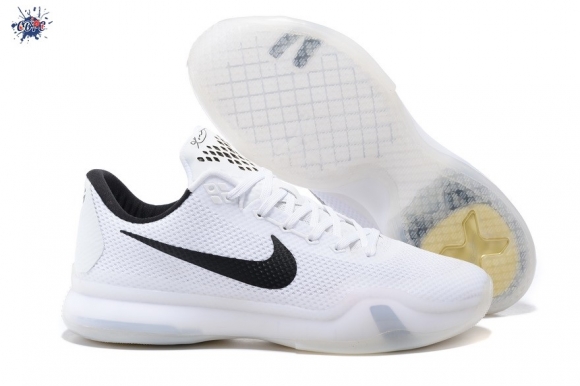 Meilleures Nike Zoom Kobe 10 Blanc Noir