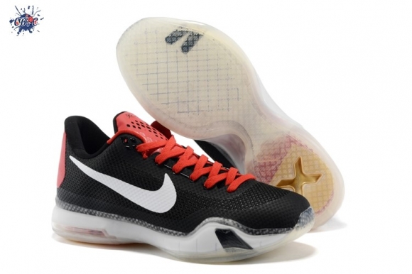 Meilleures Nike Zoom Kobe 10 Blanc Rouge Noir