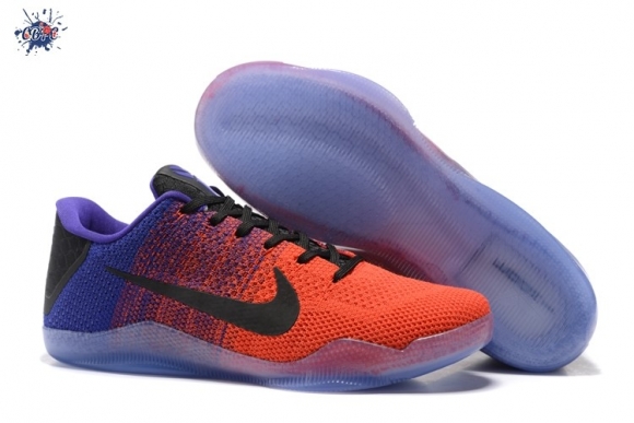 Meilleures Nike Zoom Kobe 11 Elite Bleu Orange Noir