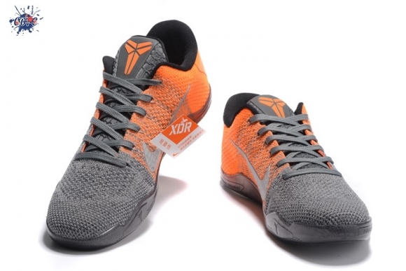 Meilleures Nike Zoom Kobe 11 Elite Gris Orange