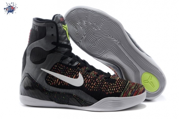 Meilleures Nike Zoom Kobe 9 Elite Noir Gris Orange