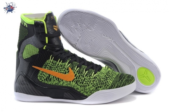 Meilleures Nike Zoom Kobe 9 Elite Vert Or Noir