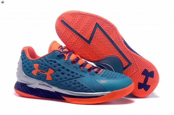 Meilleures Under Armour Curry 1 Bleu Orange