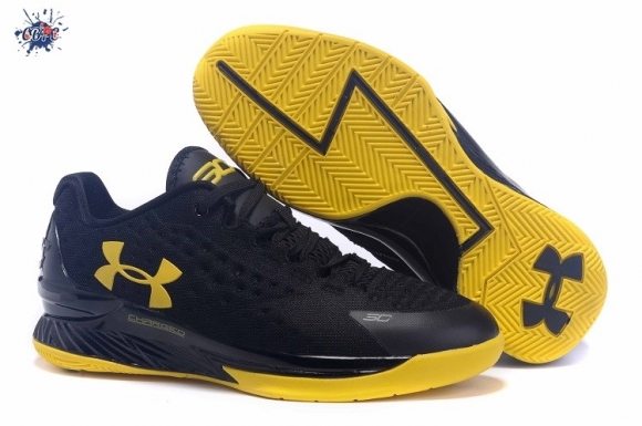 Meilleures Under Armour Curry 1 Noir Jaune