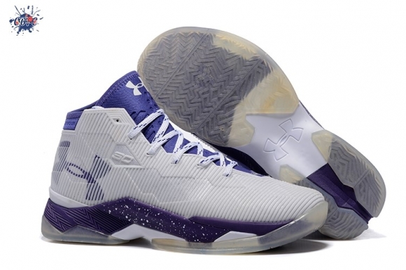 Meilleures Under Armour Curry 2.5 Blanc Pourpre