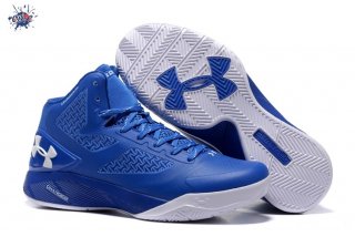 Meilleures Under Armour Curry 2 Bleu Blanc