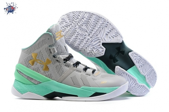 Meilleures Under Armour Curry 2 Gris Vert